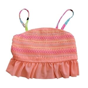 Wonder Nation size XS Peach bikini top